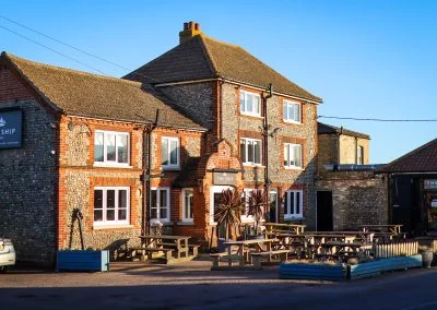 The Ship Inn, Mundesley, a short walk from Poets Corner