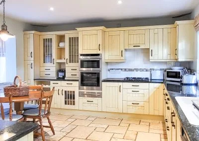 The lovely kitchen at Poets Corner