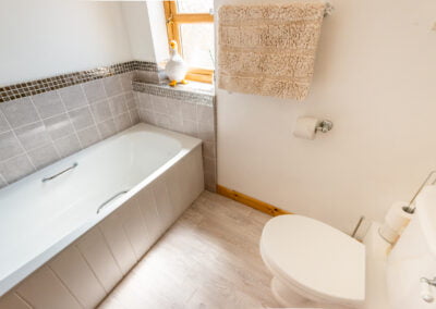 Upstairs bathroom at Fenside