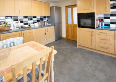 The lovely kitchen at Fenside
