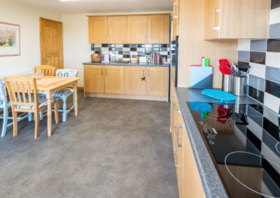 The lovely kitchen at Fenside