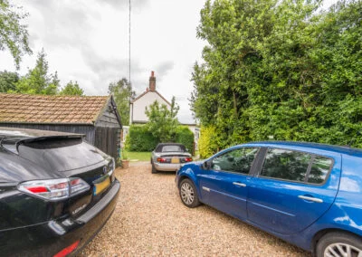 Plenty parking at Heath Cottage