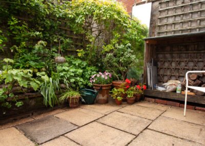Courtyard garden Chapel Barn Sheringham