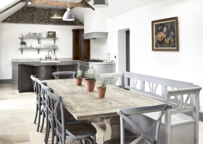 Eden Hall Kitchen and dining area