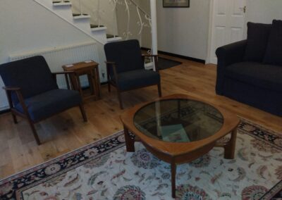 Living room in Chapel Barn Sheringham