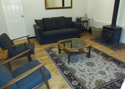 Living room in Chapel Barn Sheringham