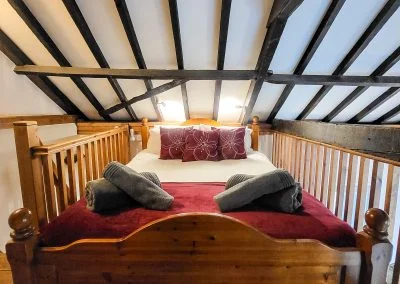 Comfy double bed